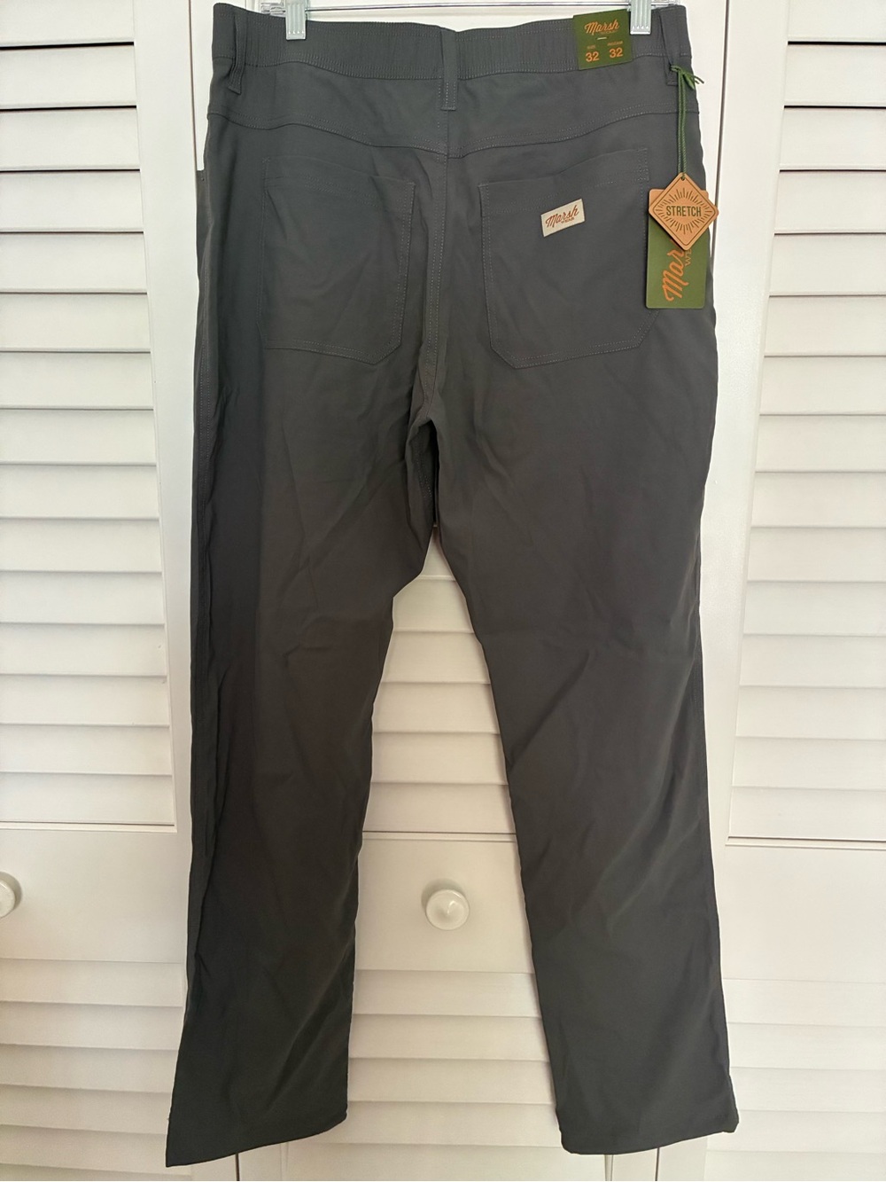 Men's Marsh Wear Grey Slacks - New With Tags - Picture 2 of 4